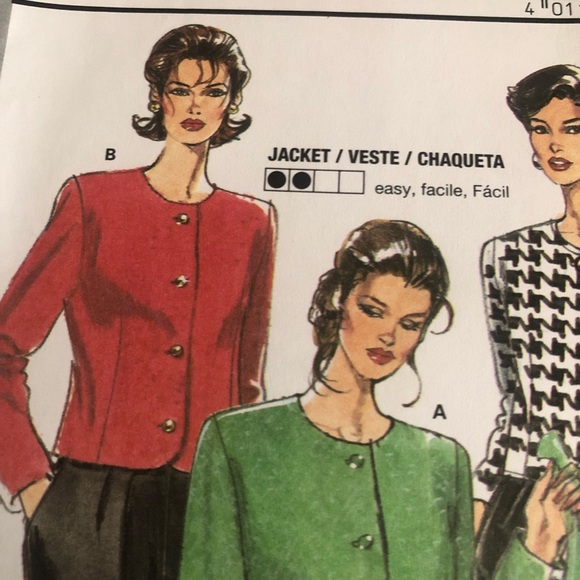 Burda 3596 Sewing Pattern for Jackets - 8 to 18- uncut - Picture 7 of 8